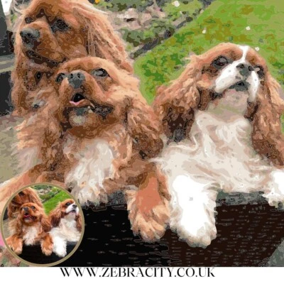 CUSTOM PET BY NUMBERS - CANVAS PRINTING - PERSONALISED GIFTS - Image 1 of 4