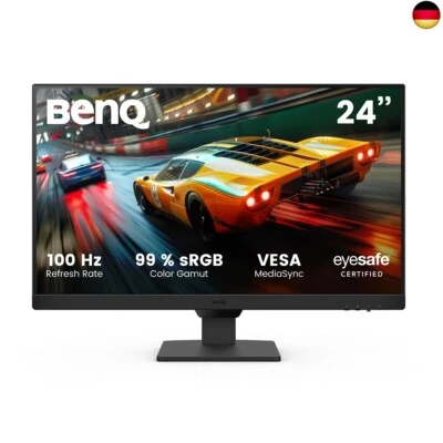 BenQ GW2490E 24 Zoll Monitor, Gaming 100Hz, Full-HD, IPS, Eye-Care, HDMI, DP - Bild 1 von 4