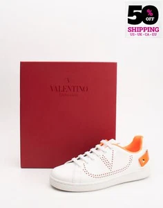 UVP620€ VALENTINO GARAVANI Leder Sneaker US6 UK3 EU36 Rockstuds Made in Italy - Bild 1 von 10