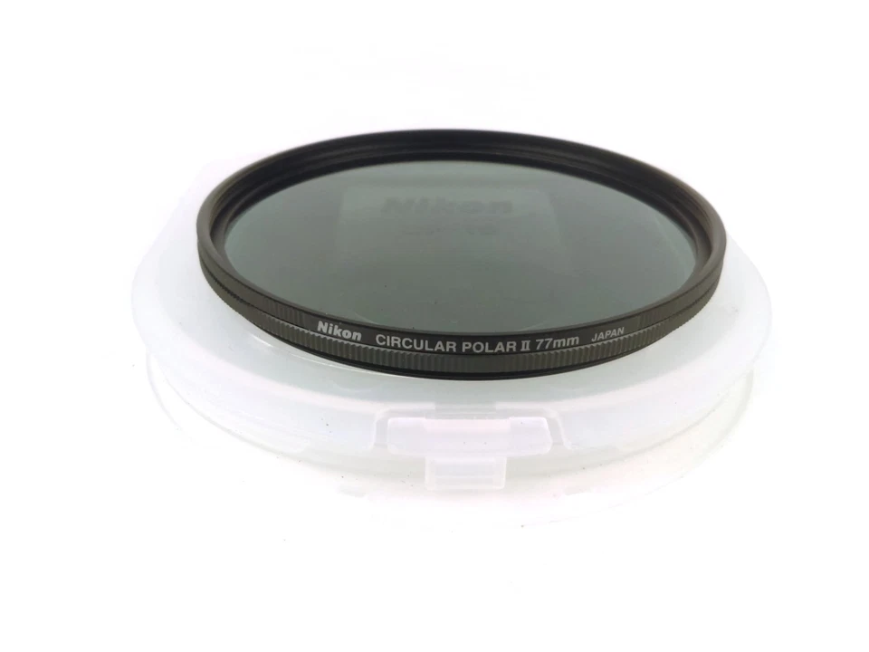 NIKON Japan Circular Polar II 77mm Filter with Nikon CP-15 Case - Image 1 of 1