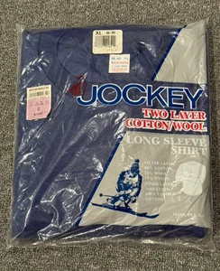 Vintage Jockey Two Layer Wool & Cotton Langarm Shirt NEU Gr. XL 2-Layer 1987 - Bild 1 von 4