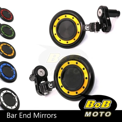 Espejos retrovisores de extremo de barra de motocicleta REACTOR para Aprilia Dorsoduro 900 17-19 18 Foto 1 de 4