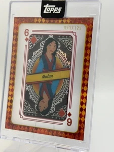 2025 Topps Chrome Disney Mint MULAN QH-35 23/125 ~ Sealed ~PLAYING CARD~ - Picture 1 of 9