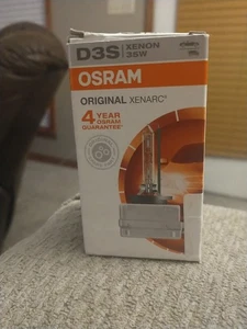 Osram Original D3S Headlight Xenon Bulb 66340 Single, New In Box - Picture 1 of 7