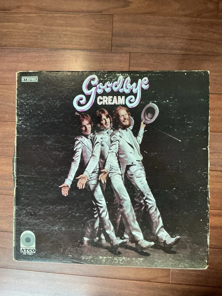Cream Goodbye Original 1969 ATCO Records LP SD 7001 Poster Foto 1 de 4
