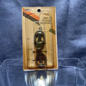 Vintage Penn Foldable Scissors Korea NOS Very Rare Unique Convenient Design Htf - Picture 1 of 6