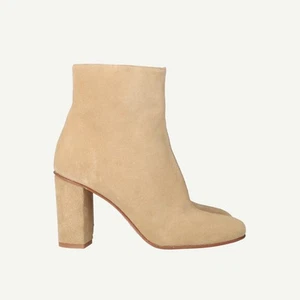 Penelope Chilvers Womens Beige Suede Heeled Boots EU 38 UK 5 - Picture 1 of 19