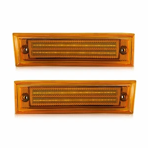 LED Signal Side Marker Lights For 1981-1990 GMC Chevy Pickup Truck C10 C20 C2500 - Picture 1 of 14
