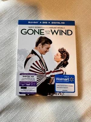 Gone With The Wind 75th Anniversary (Blu-ray + DVD + Digital HD) - OOP new - Image 1 of 3