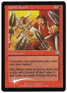 Titan's Revenge 1999 Mercadian Masques FOIL Red Uncommon Enchantment MTG NM AZ1 - Picture 1 of 2