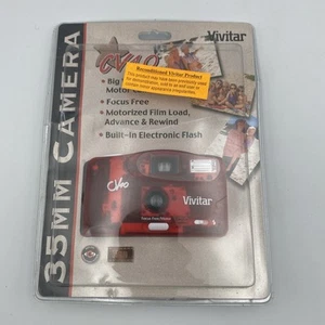 Vivitar CV40 Point & Shoot Camera Watermelon 35mm Compact Factory Refurbished - Picture 1 of 7