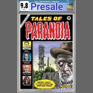 Tales of Paranoia One Shot CGC 9.8 R Crumb Fantagraphics Books 2025 PRESALE - Picture 1 of 1