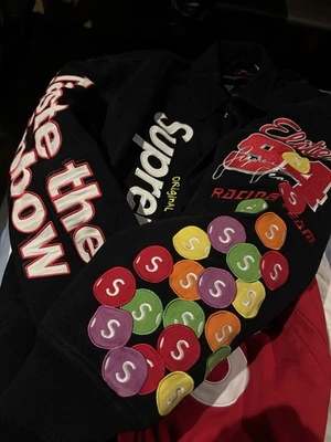 Chaqueta Universitaria Supreme Skittles Mitchell & Ness Talla L Foto 1 de 4
