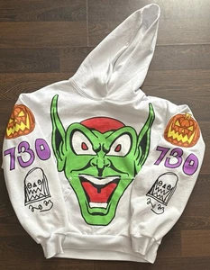 Asspizza Goblin Hoodie 2023 - 730 Goblin Ghost Pumpkin Head - Small/Medium - Picture 1 of 10