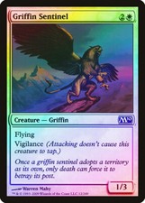 Griffin Sentinel FOIL Magic 2010 / M10 NM White Common MAGIC MTG CARD ABUGames