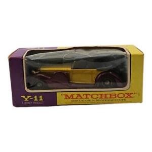 Matchbox 1938 Lagonda Drophead Coupe Y-11 A Lesney Product | Diecast | Toy Car