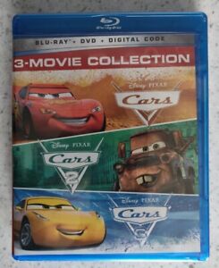 Cars: 3-Movie Collection (Blu-ray) 1, 2 And 3. Blu Ray + DVD + Digital Code 