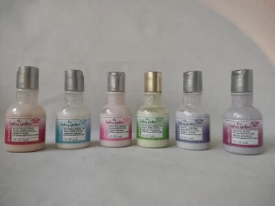 6 Healing Garden Tender Lavender Jasmine Rose Wht Grn Tea Body Lotion 2 oz Ea - Image 1 of 4