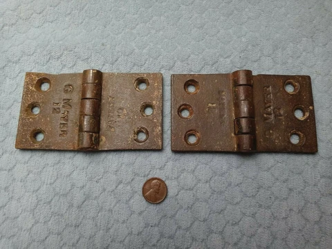 G. Mayer #12 Shutter Hinges 1830 Cover