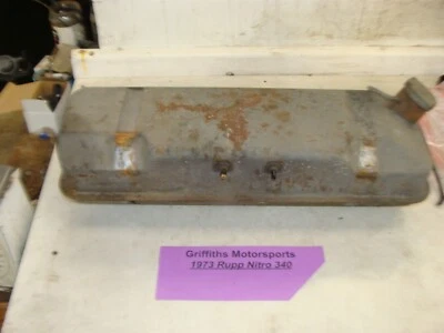1973 RUPP NITRO 340 fan 400? oem original gas fuel tank cell w cap works fine - Image 1 of 4