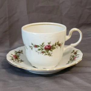 Johann Haviland "MOSS ROSE" Traditions Fine China Tea Cup And Saucer - Picture 1 of 7