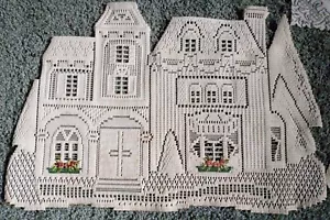 Cottage Shabby Chic Lace Placemats + Free Hanging Decor~Doilies~House~Preown~VG - Picture 1 of 13