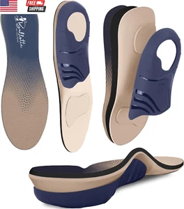 Plantar Fasciitis Insoles, 5-Layer Orthotic Insoles for Flat Feet Correction, 22 - Picture 1 of 7