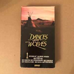 Dances With Wolves VHS Tape With Kevin Costner - Picture 1 of 3