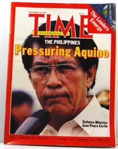 Time Magazine November 10 1986 No 45 Australia Pressuring Aquino Philippines - Picture 1 of 5