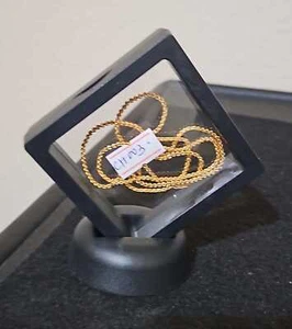 CH003-1.5GM GOLD PLATED CHAIN 35INCHES - Picture 1 of 2