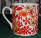 ROYAL CROWN FLORAL STAR BY KITTY MUG FLOWER POWER MID-CENTURY