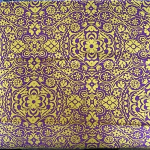 Floral Print Fabric, Material 30” W x 21” L For Quilting, Sewing & Crafts - Picture 1 of 5