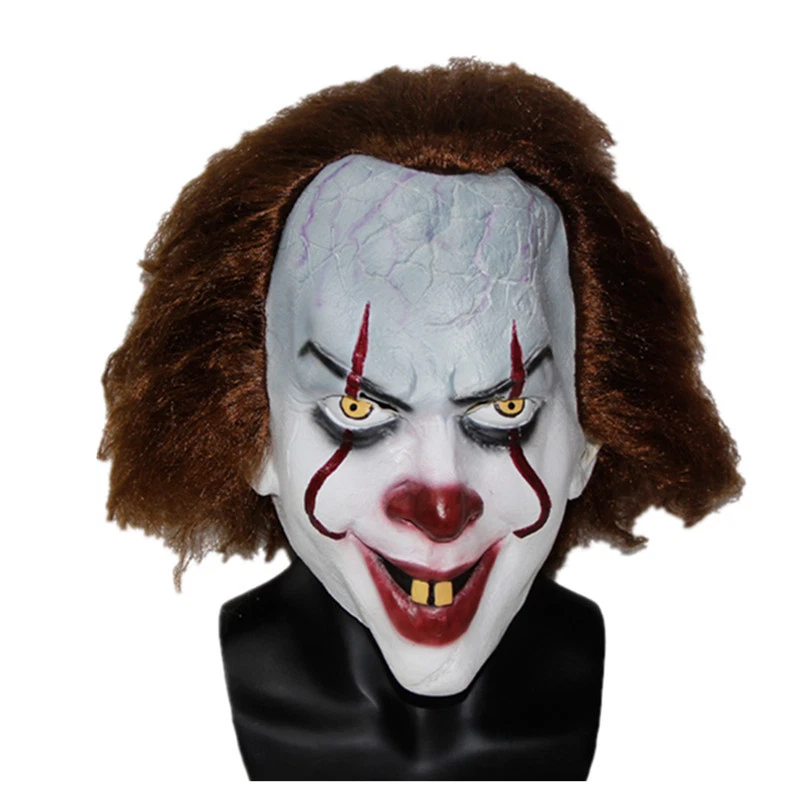 Pennywise IT Clown Maske Aus Naturlatex – Gruselig Realistisch Für Halloween & Partys