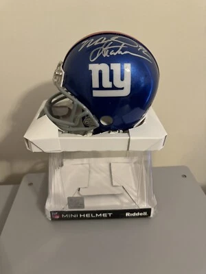 MICHAEL STRAHAN signed GIANTS mini helmet JSA COA - Image 1 of 3