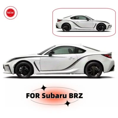 Kit de calcomanías de vinilo para puerta lateral de coche Subaru BRZ gráficos rayas de carreras  Foto 1 de 4