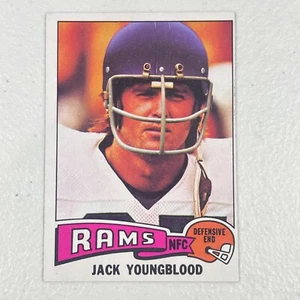 1975 Topps JACK YOUNGBLOOD #60 Card Los Angeles Rams HOF - Picture 1 of 4