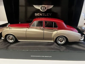 1/18 BENTLEY MINICHAMPS S2 1954 RED /SILVER / 100 139950 MINT BOXED - Picture 1 of 11