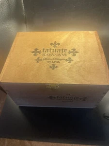 Tatuaje Havana VI Cigar Box With Clasp -empty Made In Nicaragua - Picture 1 of 12