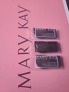 Lot of 3~MARY KAY COMPACT PALETTE CHEEK BRUSH~BLUSH BRUSH~TRAVEL/MINI SIZE~ - Picture 1 of 1