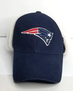 Equipo NFL New England Patriots ajustable polar invierno orejeras trampero sombrero - Imagen 1 de 7