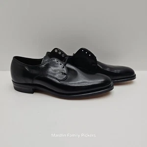 Neu aus altem Lagerbestand Hanover Master-Flex 3128 Herren schwarz Leder elegante Schuhe 10D gepolstert - Bild 1 von 6
