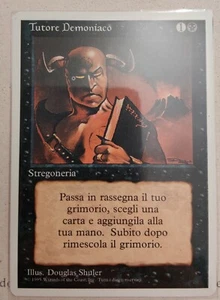 Magic The Gathering Mtg - Tutore Demoniaco Demonic Tutor - Fwb White Border ITA - Bild 1 von 2