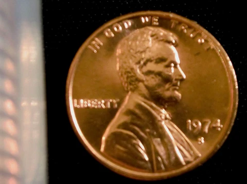 1974-S San Francisco Mint Lincoln Memorial Cent Penny Cover