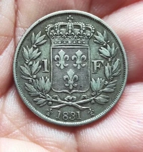 Frankreich selten 1 Franc Heinrich V. Anwärter 1831 A - Bild 1 von 2