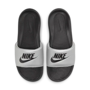 Nike Victori One Women's Size Slides Black-Metallic Sliver CN9677-006 - Picture 1 of 1