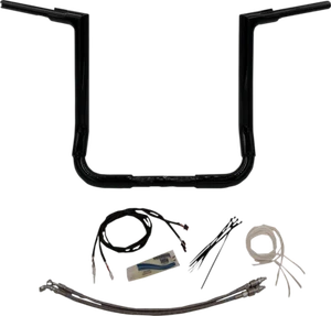 Fat Baggers, Inc. Black 1-1/2" EZ Install Flat Top Handlebar Kit 609216B - Picture 1 of 1