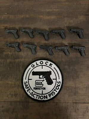 NEW GLOCK PROMO HAT PIN G17 Glock 17 Lot Of 10 & 1 Glock Patch - Image 1 of 2