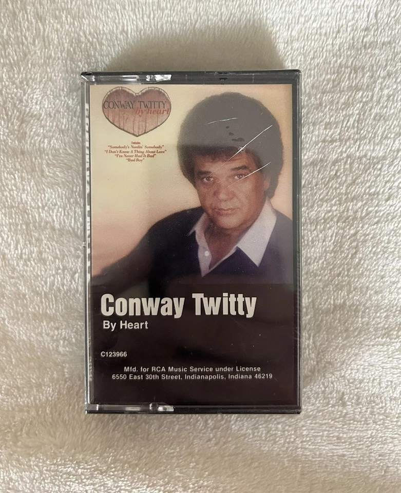 1984 Conway Twitty By Heart Cassette Tape Sealed Brand NEW RARE - Image 1 of 4