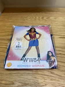 MÄDCHEN WONDER WOMAN WW84 KINDERKOSTÜM - KLEID & DIADEM - alle Größen! Neu mit Etikett - Bild 1 von 6
