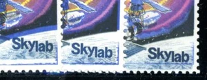 EFO 1529 SKYLAB TWO WITH DARK BLUE INK SHIFTS WITH NORMAL (IN CENTER) - Picture 1 of 4